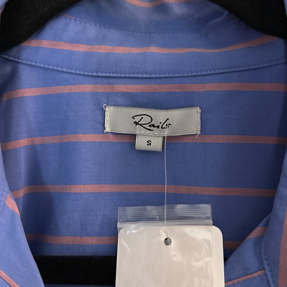 NWT Rails Janae Shirt, blue stripe sz. S - Picture 5 of 5